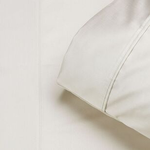 KOO Elite 1000 Thread Count Cotton Flat Sheet Oyster