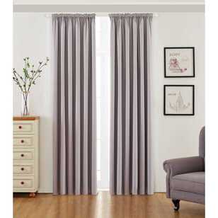 KOO Willow Pencil Pleat Curtains Silver