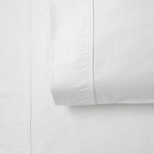 KOO 375 Thread Count Organic Cotton Sheet Set White