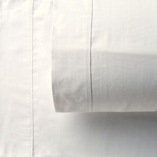 KOO 400 Thread Count Cotton Sheet Set White