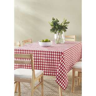 KOO Elsa Tablecloth Red & White