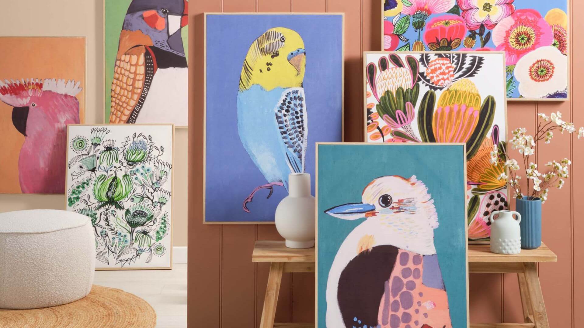 An Art Show In Your Home: How To Match Wall Art With Your Home Décor