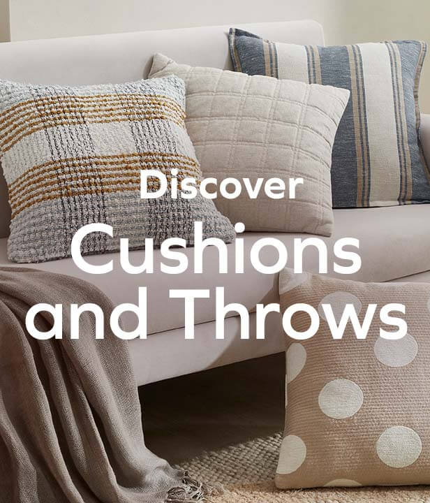 Discover Cushions & Throws