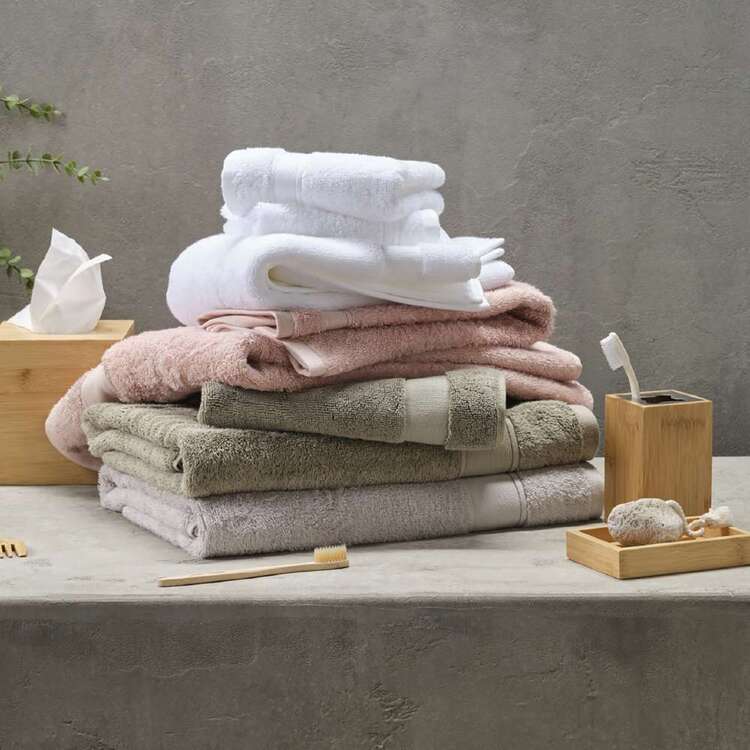 KOO Bamboo Cotton Towel Collection Silver