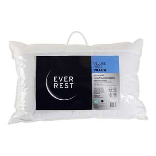 Ever Rest Deluxe Fibre Pillow White Standard