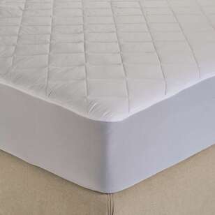 Ever Rest Deluxe Fibre Mattress Protector White