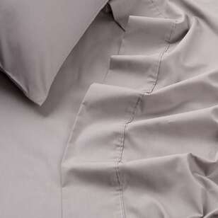 KOO 250 Thread Count Flat Sheet Charcoal