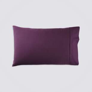 KOO 250 Thread Count Standard Pillowcase Purple Standard