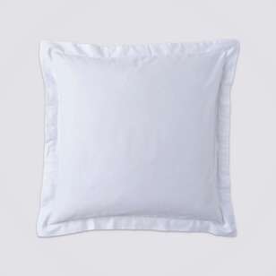 KOO 300 Thread Count Cotton European Pillowcase White European