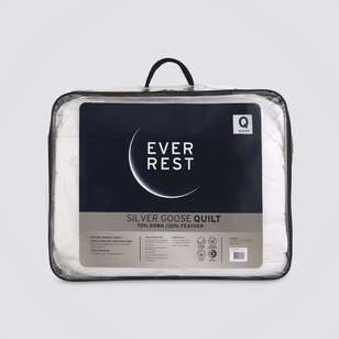 Ever Rest Silver Goose 70% Down 30% Feather Quilt White