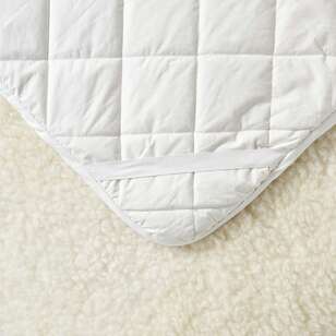 Ever Rest Reversible Wool Underlay White