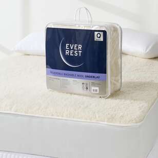 Ever Rest Reversible Wool Underlay White