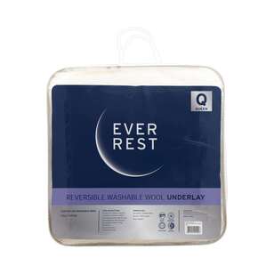 Ever Rest Reversible Wool Underlay White