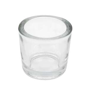 KOO 6.5 cm Glass Candle Holder Clear 6X6.5Cm