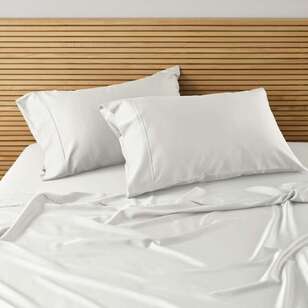 KOO Bamboo Cotton Sheet Set White