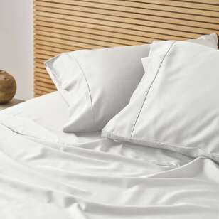 KOO Bamboo Cotton Sheet Set White