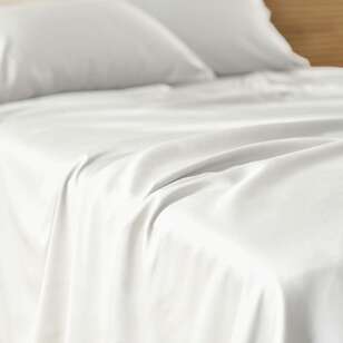 KOO Bamboo Cotton Sheet Set White