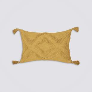 KOO Blake Tufted Cushion  Ochre 40 x 60 cm