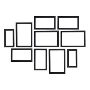 Fridge Magnet Picture Frames Pack of 10 Black 18 x 11 x 4 cm