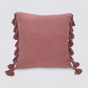 KOO Faye Cotton Slub Cushion Rose 50 x 50 cm