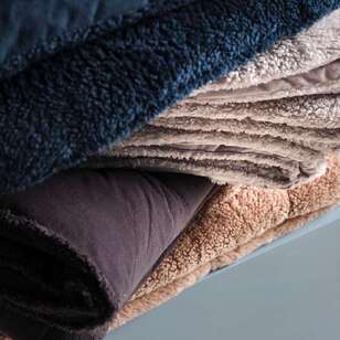 KOO Teddy Reversible Blanket Linen