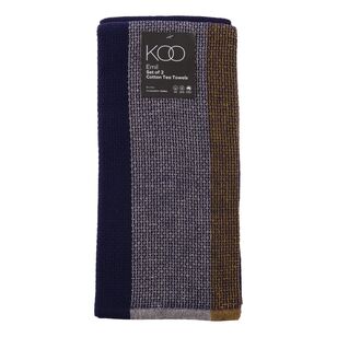 KOO Emil Tea Towel Navy