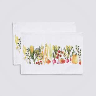 KOO Vege Placemat 2 Pack Multicoloured