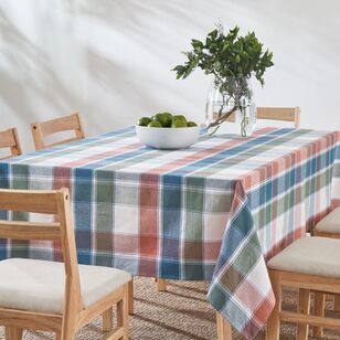 KOO Check Tablecloth Sunset