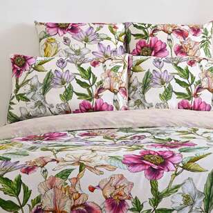 KOO Fleur Flower Quilt Cover Set Multicoloured