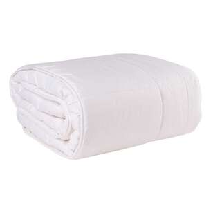 KOO 500GSM Washable Australian Wool Winter Warmth Quilt White Single