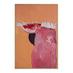 KOO Warlu Galah Framed Canvas Multicoloured 60 x 90 cm