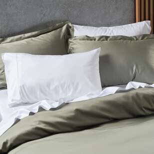 KOO Bamboo Cotton Quilt Cover Set Sage