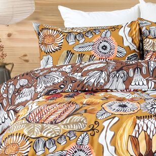 KOO Kirsten Katz Folksy & Tribal Quilt Cover Set Caramel