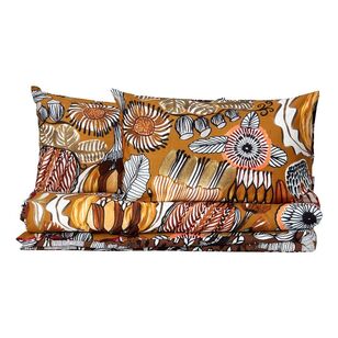 KOO Kirsten Katz Folksy & Tribal Quilt Cover Set Caramel