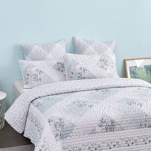 KOO Lottie Coverlet Set Blue 220 x 240 cm