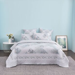 KOO Lottie Coverlet Set Blue 220 x 240 cm