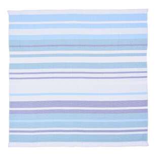 KOO Elite Boca Square Beach Towel Blue 150 x 150 cm