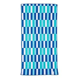 KOO Sand Free Beach Towels Navy 75 x 150 cm