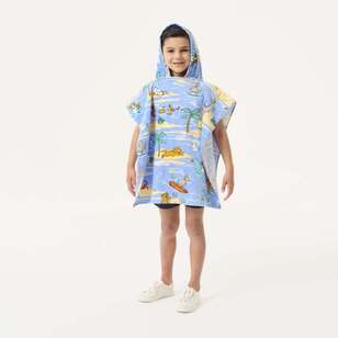 KOO Kids Hooded Beach Towels Blue 60 x 120 cm