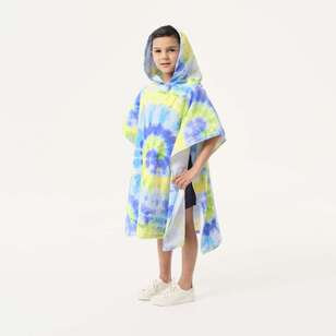 KOO Kids Large Hooded Poncho Blue 75 x 150 cm