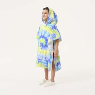 KOO Kids Large Hooded Poncho Blue 75 x 150 cm