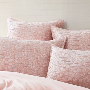 KOO Margot Floral Jacquard Quilt Cover Set Pink