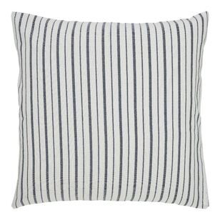 KOO Manly Cotton Textured European Pillowcase Navy Stripe European