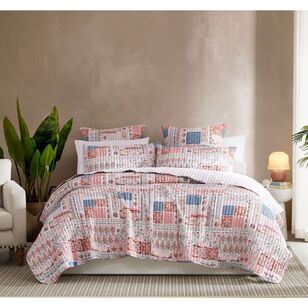 KOO Ellidy Jacquard Coverlet Set Multicoloured 220 x 240 cm