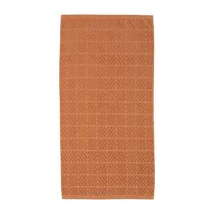 KOO Tilly Jacquard 550GSM Towel Collection Caramel