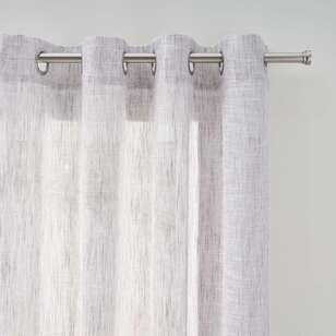 KOO Walker Sheer Eyelet Sheer Curtains Silver