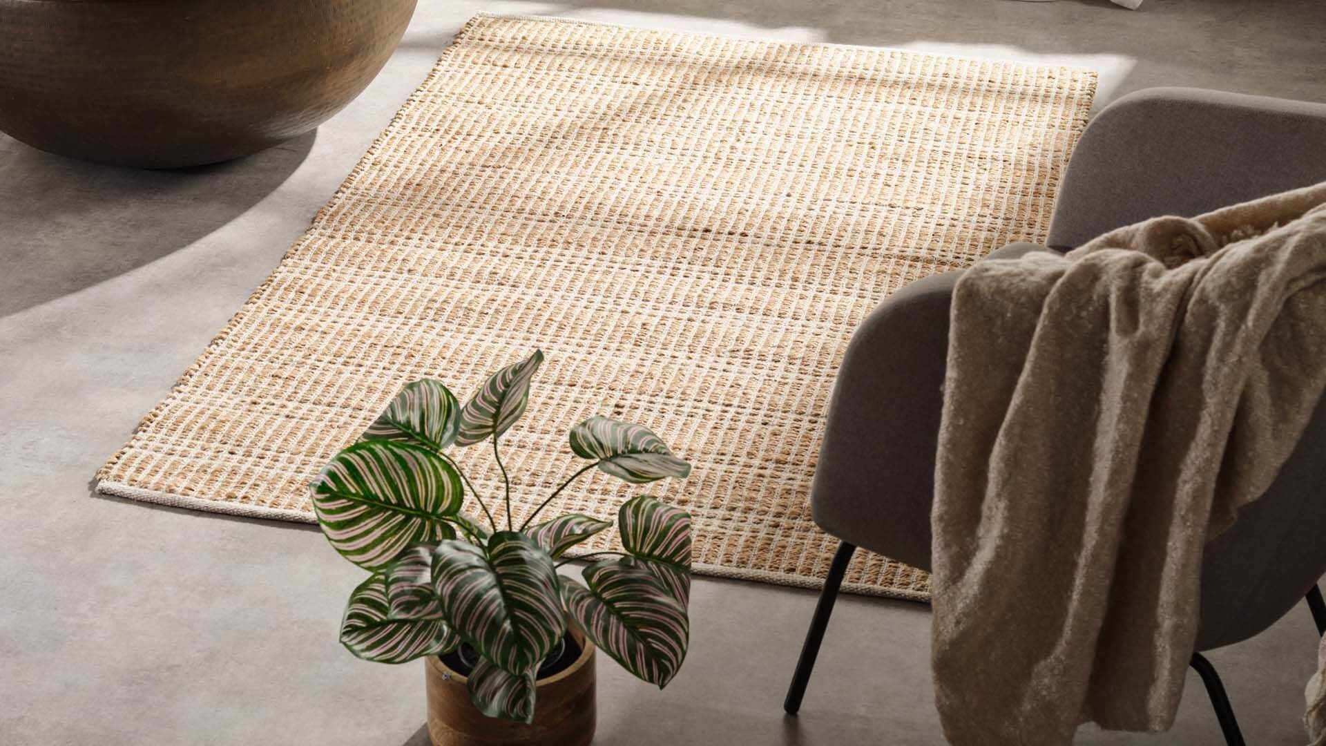 KOO Torquay Woven Rug in living room